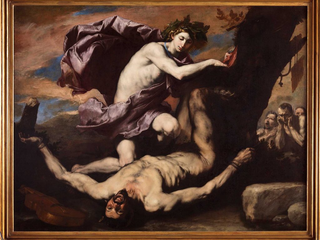 Jusepe de Ribera, Apollo e Marsia, 1637,
olio su tela
Napoli, Museo e Real Bosco di Capodimonte
(Legato d’Avalos 1882)