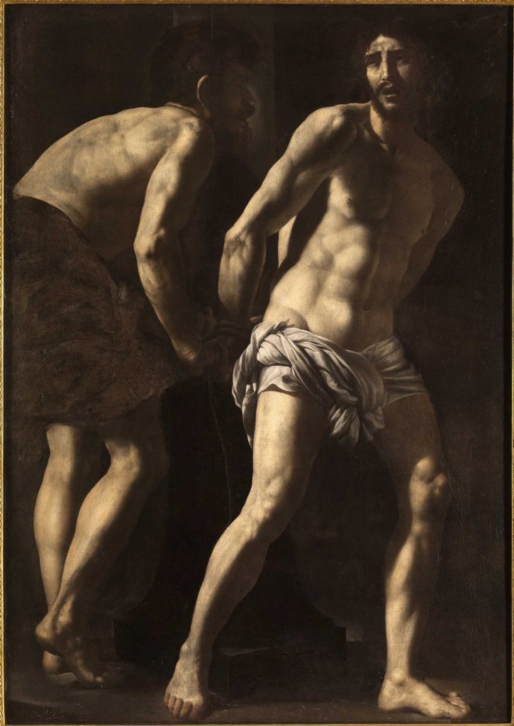 Giovanni Battista (Battistello) Caracciolo 
(Napoli, 1578-1635)
Cristo alla colonna
olio su tela
183,5 × 130 cm
1615-1620 ca
(inv. Q 1780)
Napoli, Museo e Real Bosco di Capodimonte
