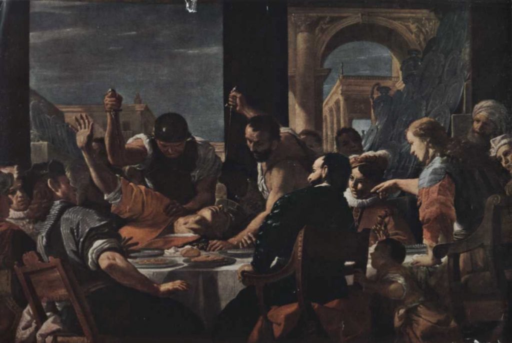 Mattia Preti, Convito di Assalone, 1668 ca.,
olio su tela
Collezione Borbone
Napoli, Museo e Real Bosco di Capodimonte