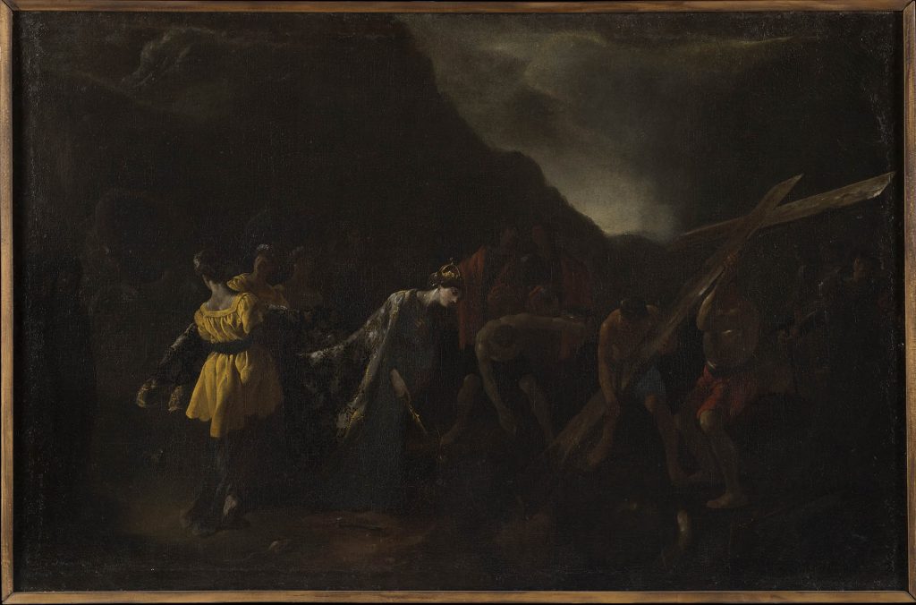 Johann Heinrich Schönfeld, Rinvenimento
della vera croce, post 1640, 
olio su tela
Collezione Borbone
Napoli, Museo e Real Bosco di Capodimonte